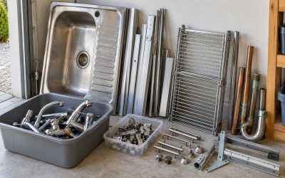 Qué hacer con restos metálicos tras cambiar cocina o baño